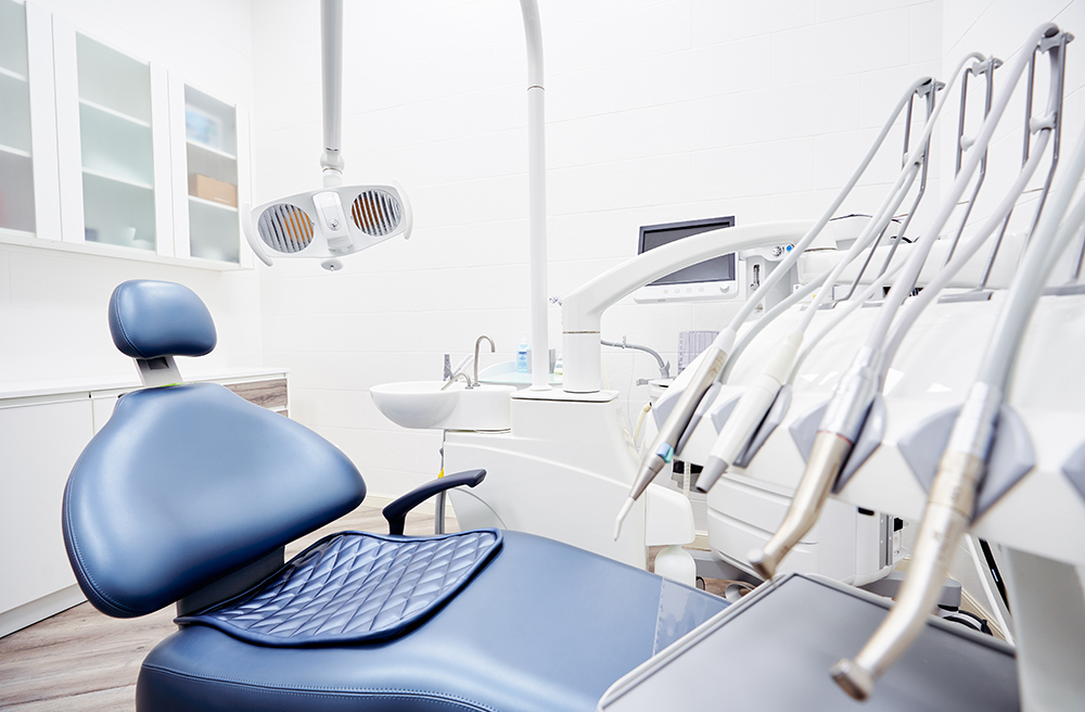 Advanced dental clinic with digital chair and modern tools for high-quality patient treatment